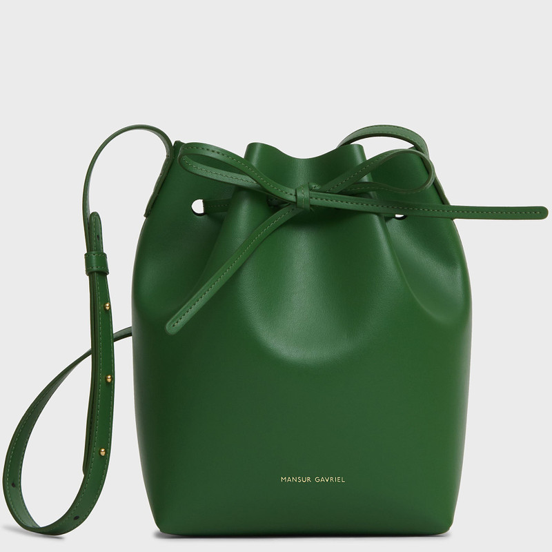 VEGAN APPLE LEATHER BUCKET BAG 1