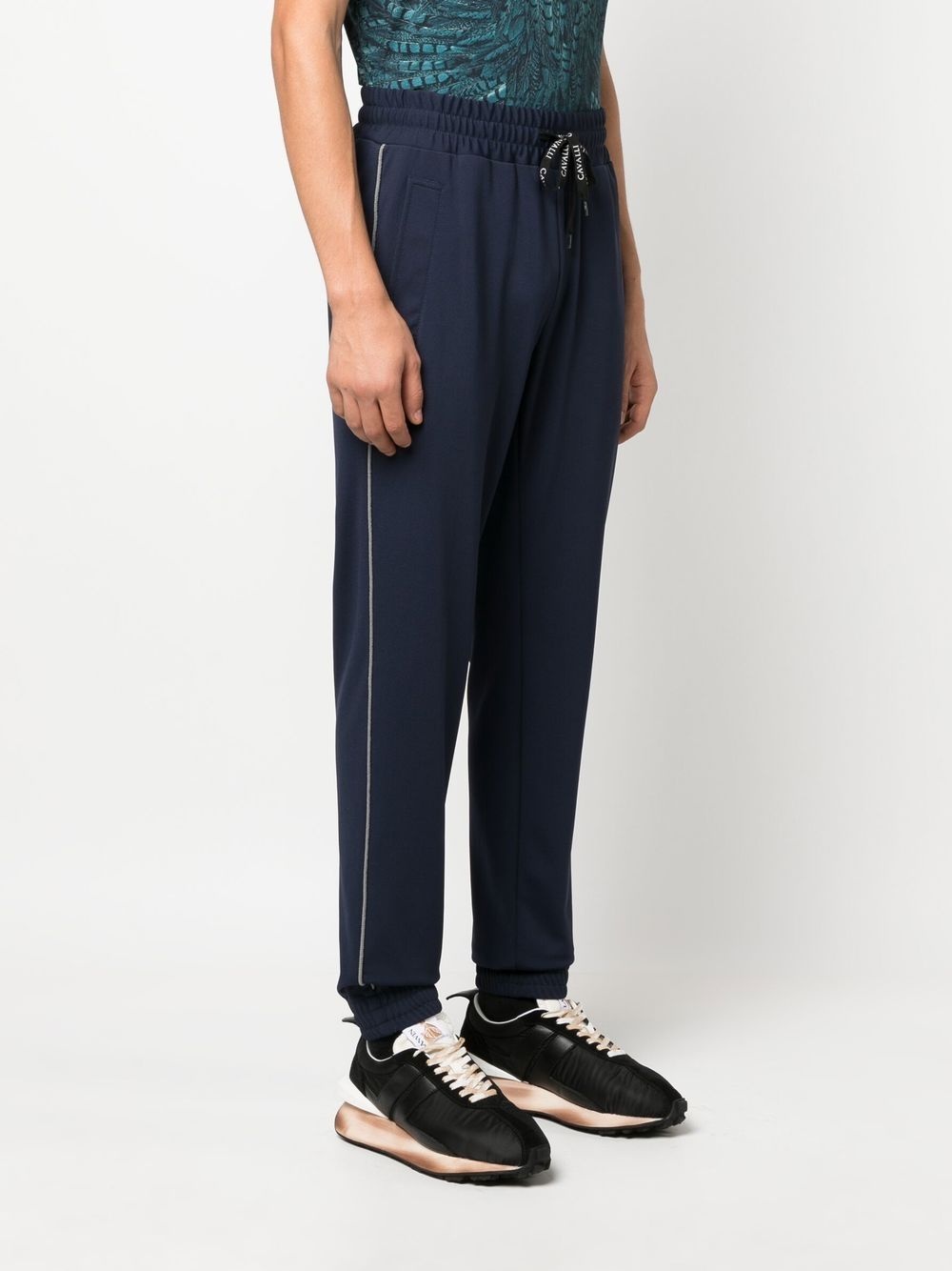 snake-motif monogram trackpants - 3