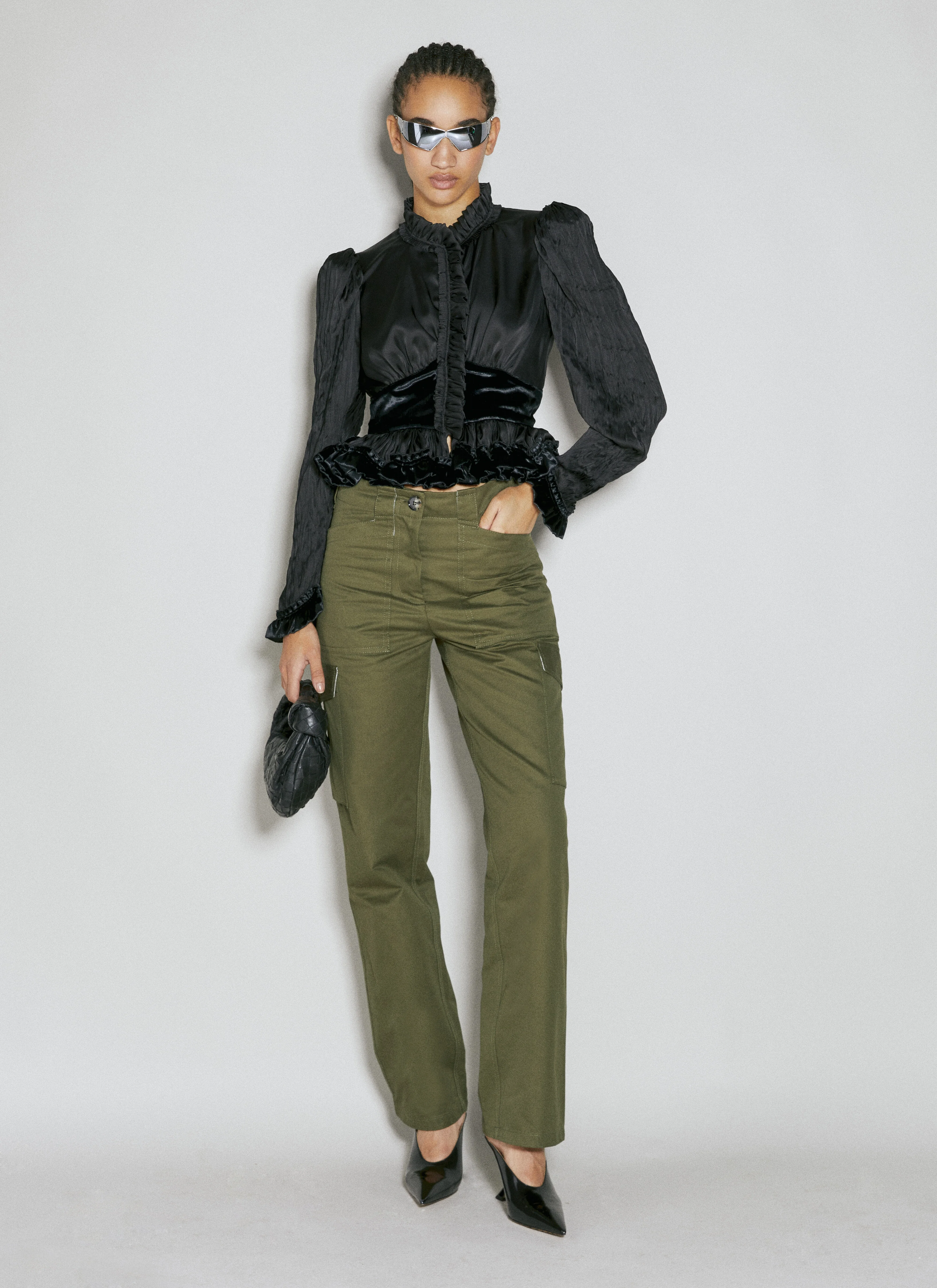 Twill Cargo Pants - 1