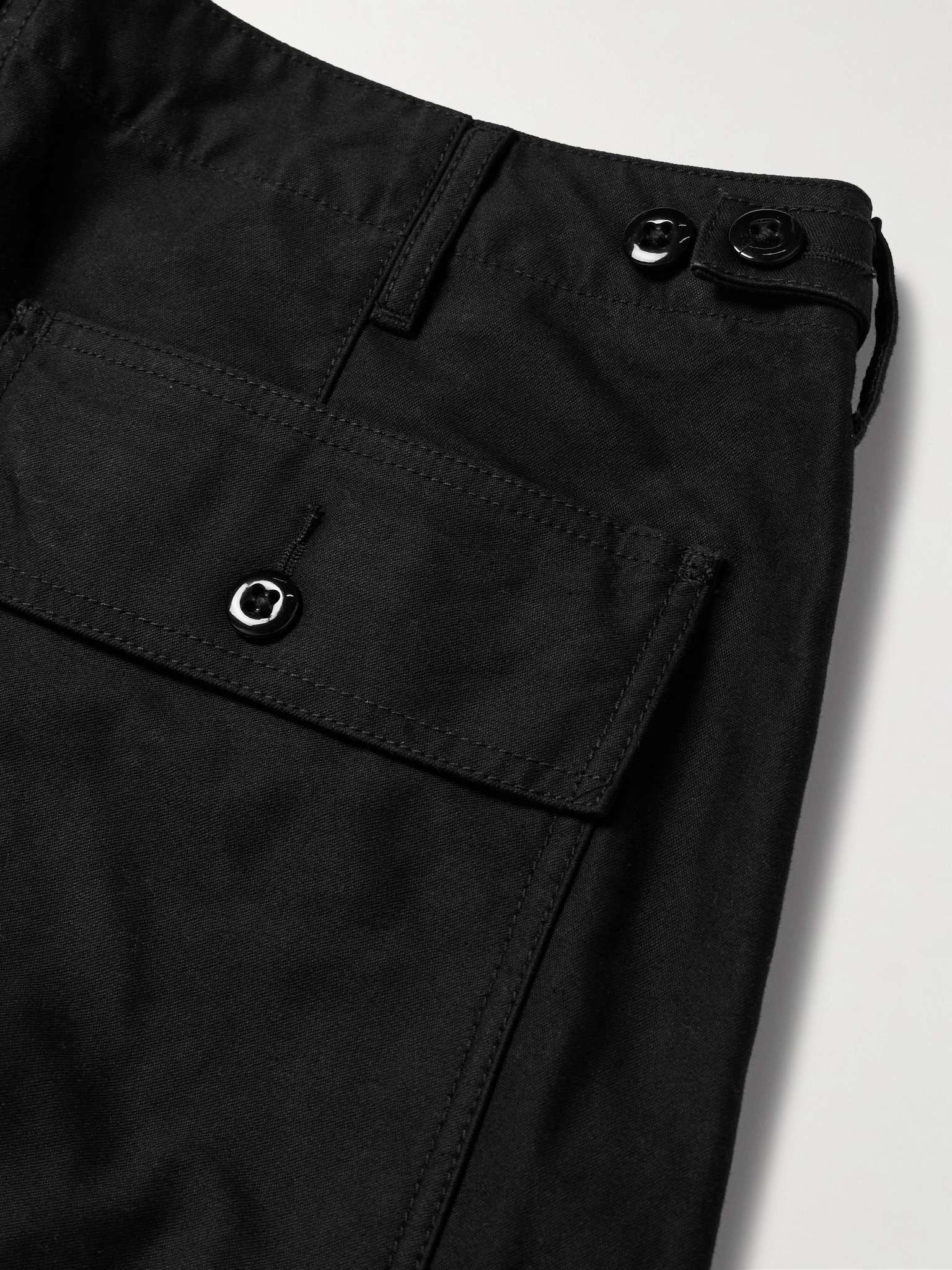 Wide-Leg Cotton Trousers - 10
