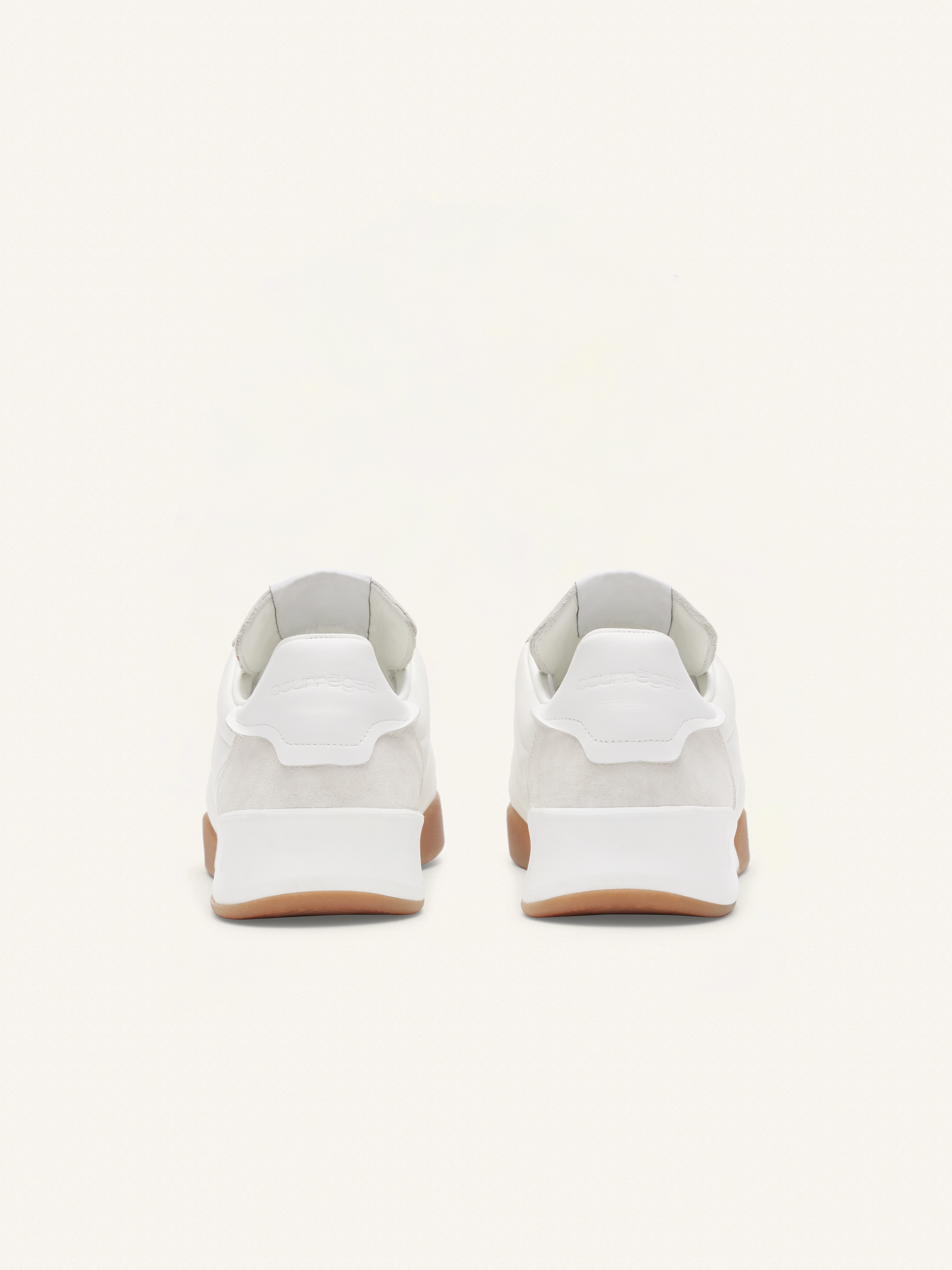 courrèges CLUB02 LEATHER SNEAKERS | REVERSIBLE
