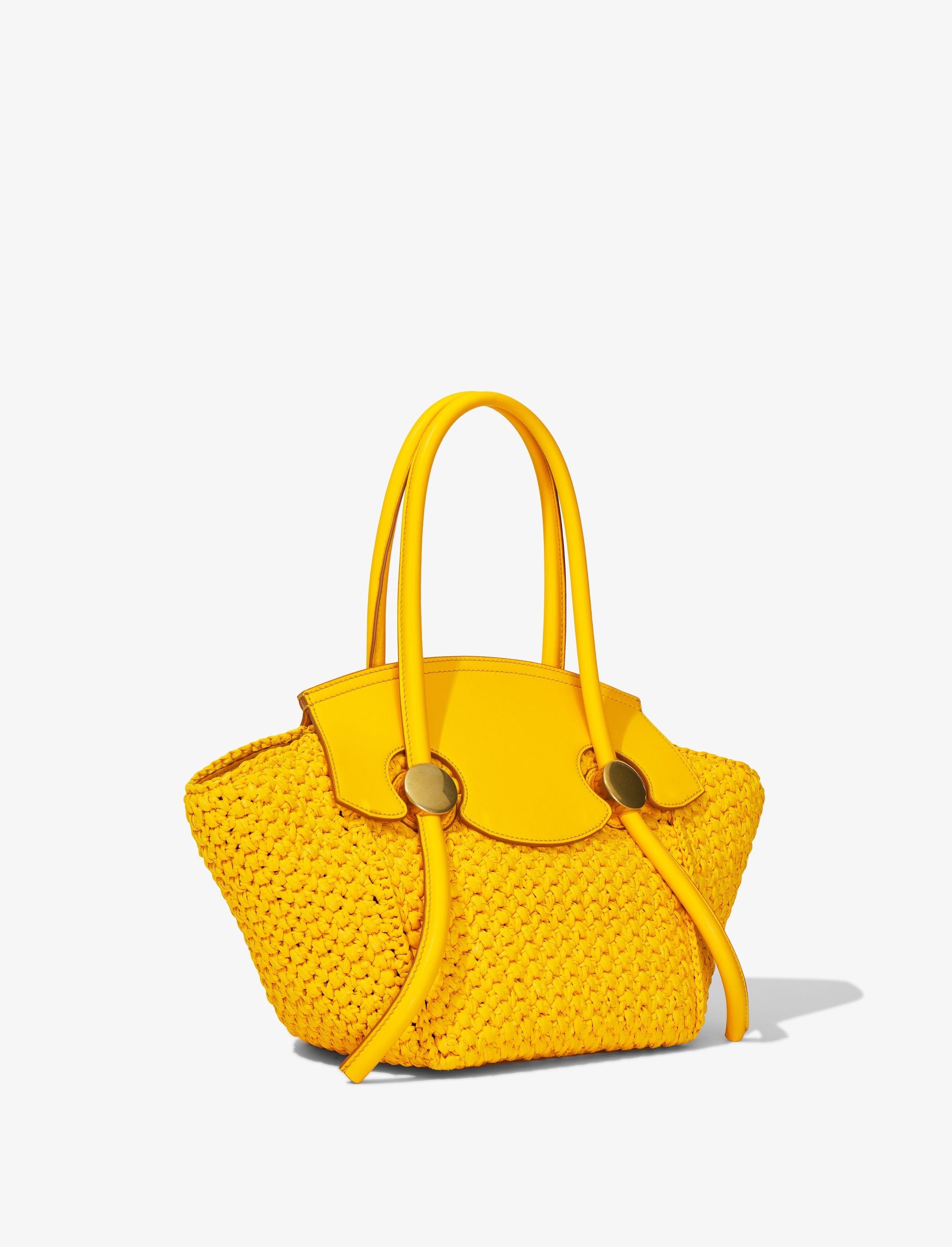 Small Raffia Pipe Bag - 2