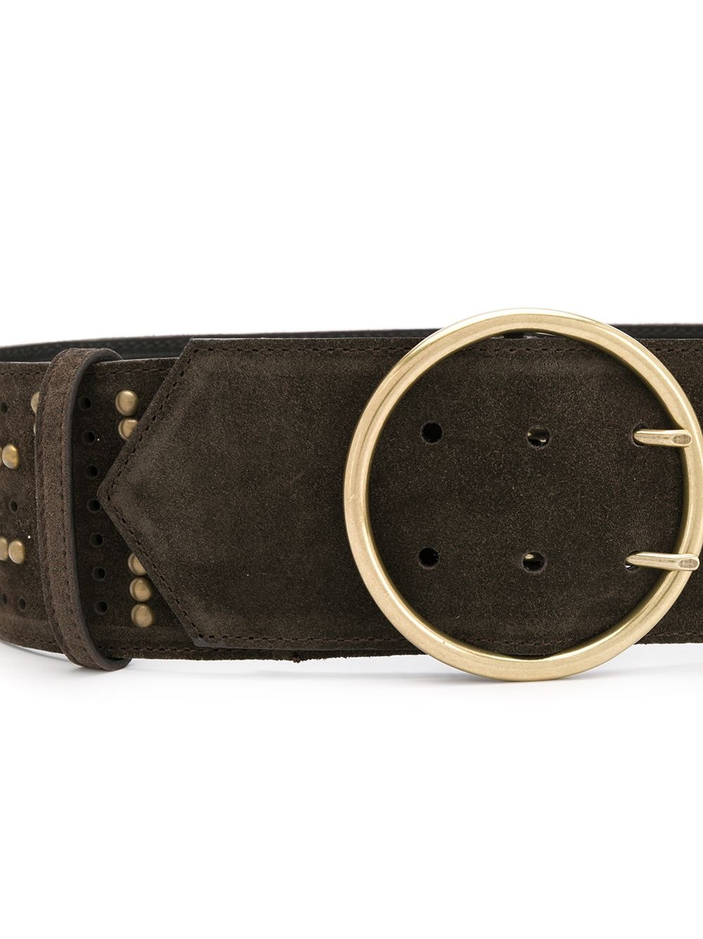 wide studded belt - 2