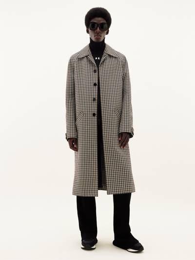 courrèges CHECK OVERSIZED COAT outlook