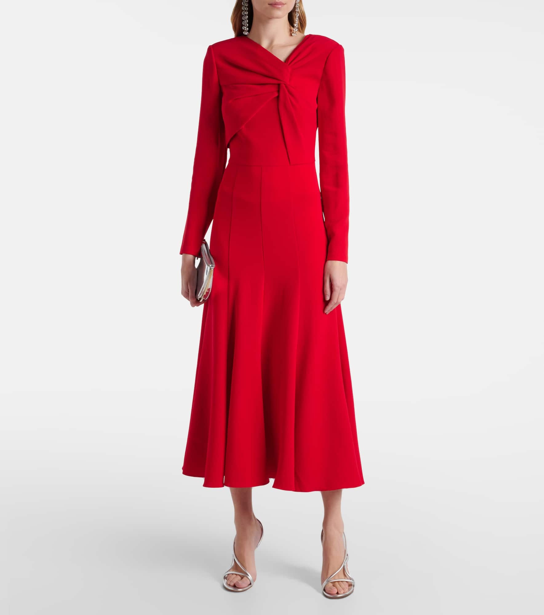 Gathered cady midi dress - 2