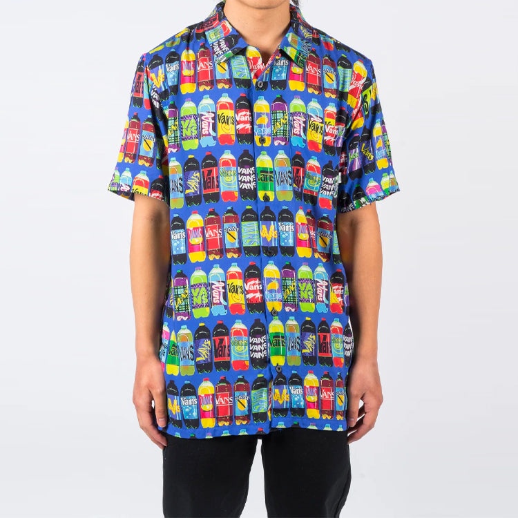 Vans x Fergus All Over Print Rayon Short Sleeve Shirt 'Multi-Color' VN0A4RS1W02 - 3