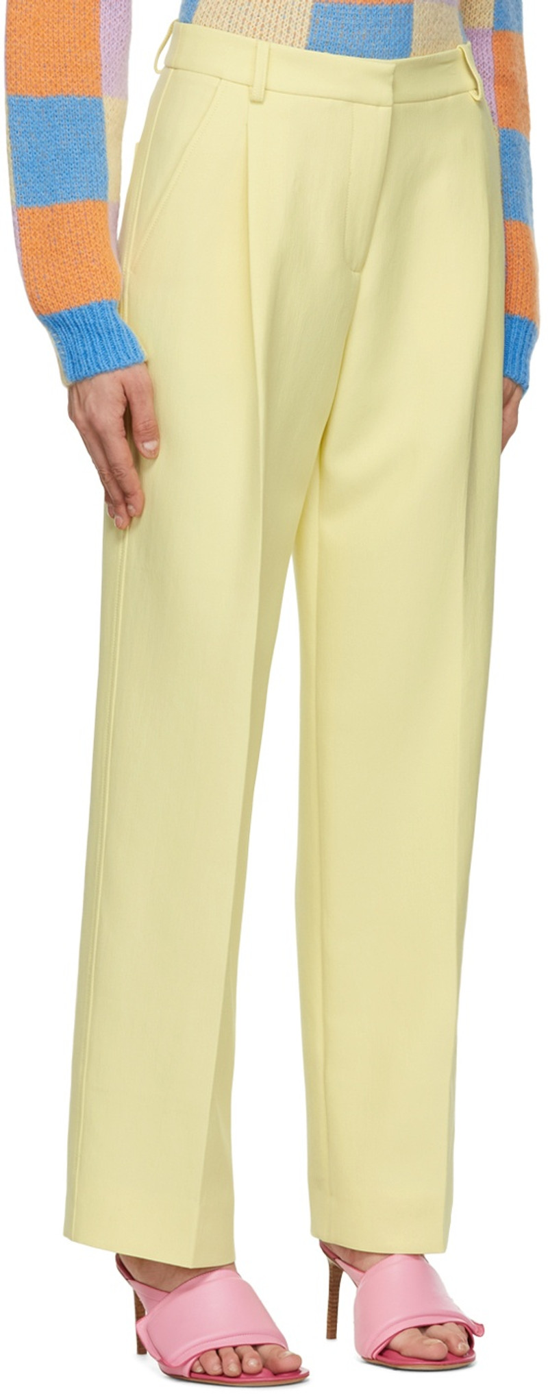 STINE GOYA Yellow Frankie Trousers outlook