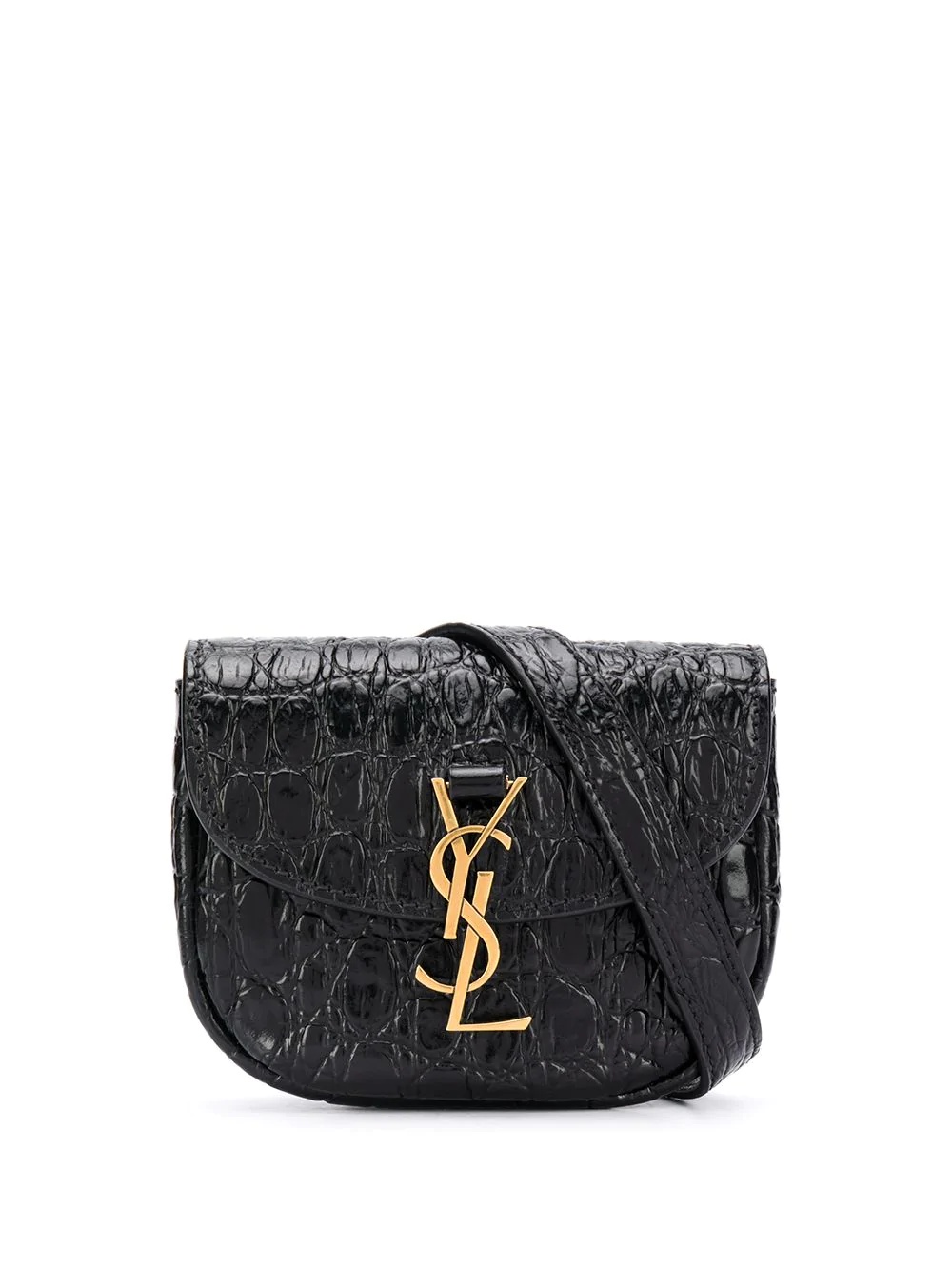 Kaia crocodile-effect belt bag - 1