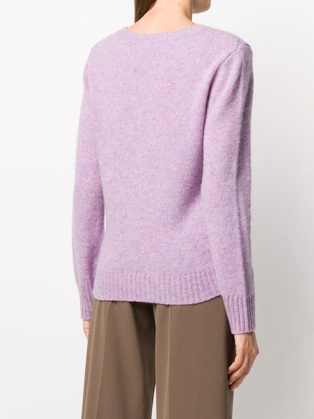 knitted wool jumper - 4