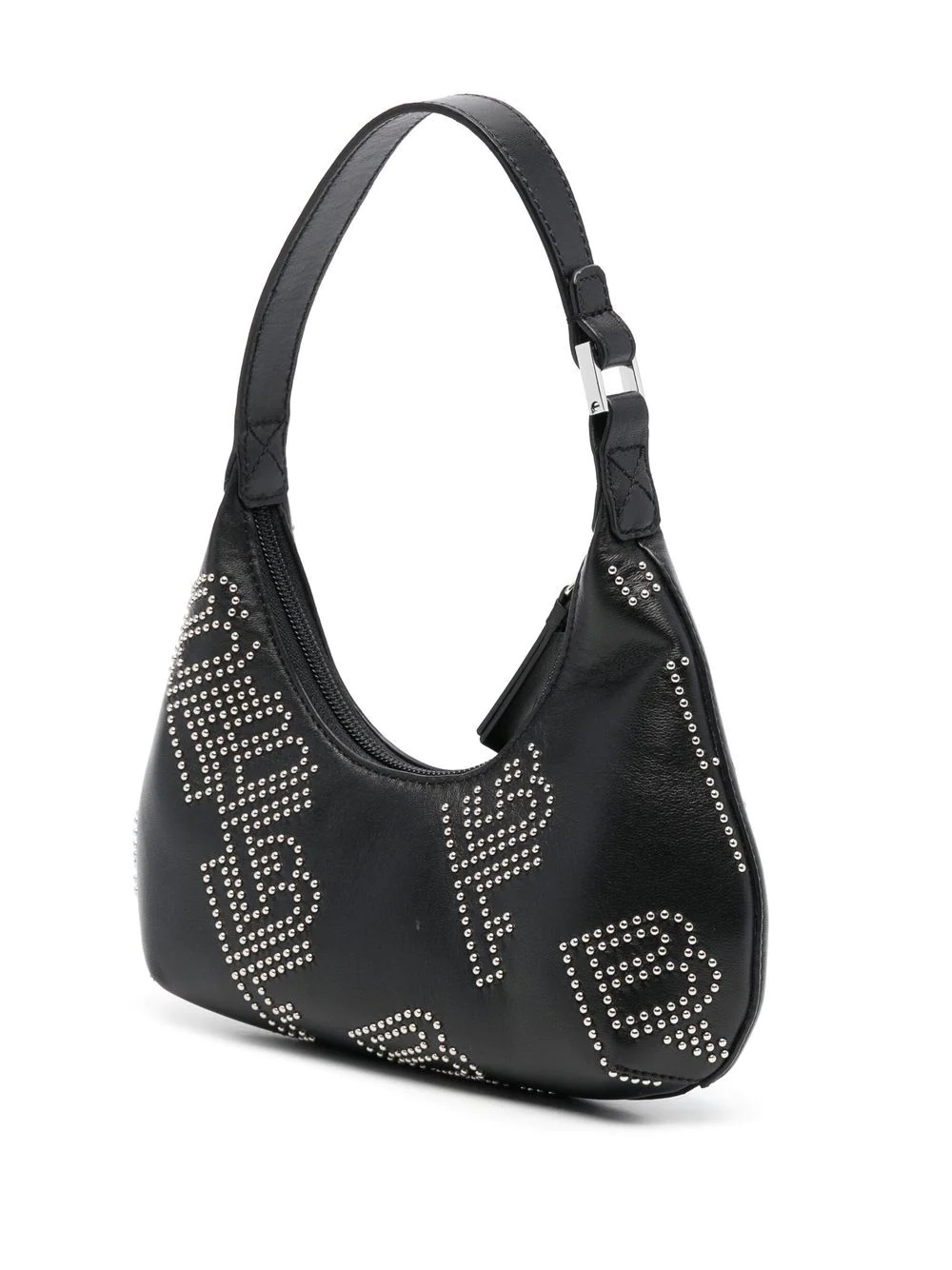 stud-embellished leather tote bag - 3