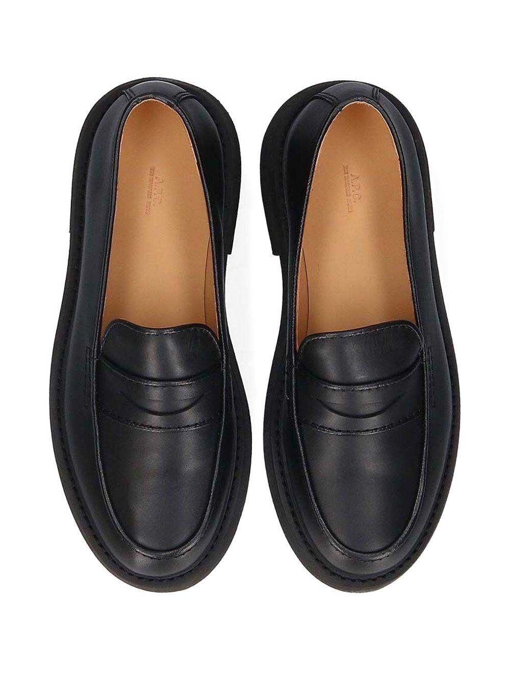 leather loafers - 4
