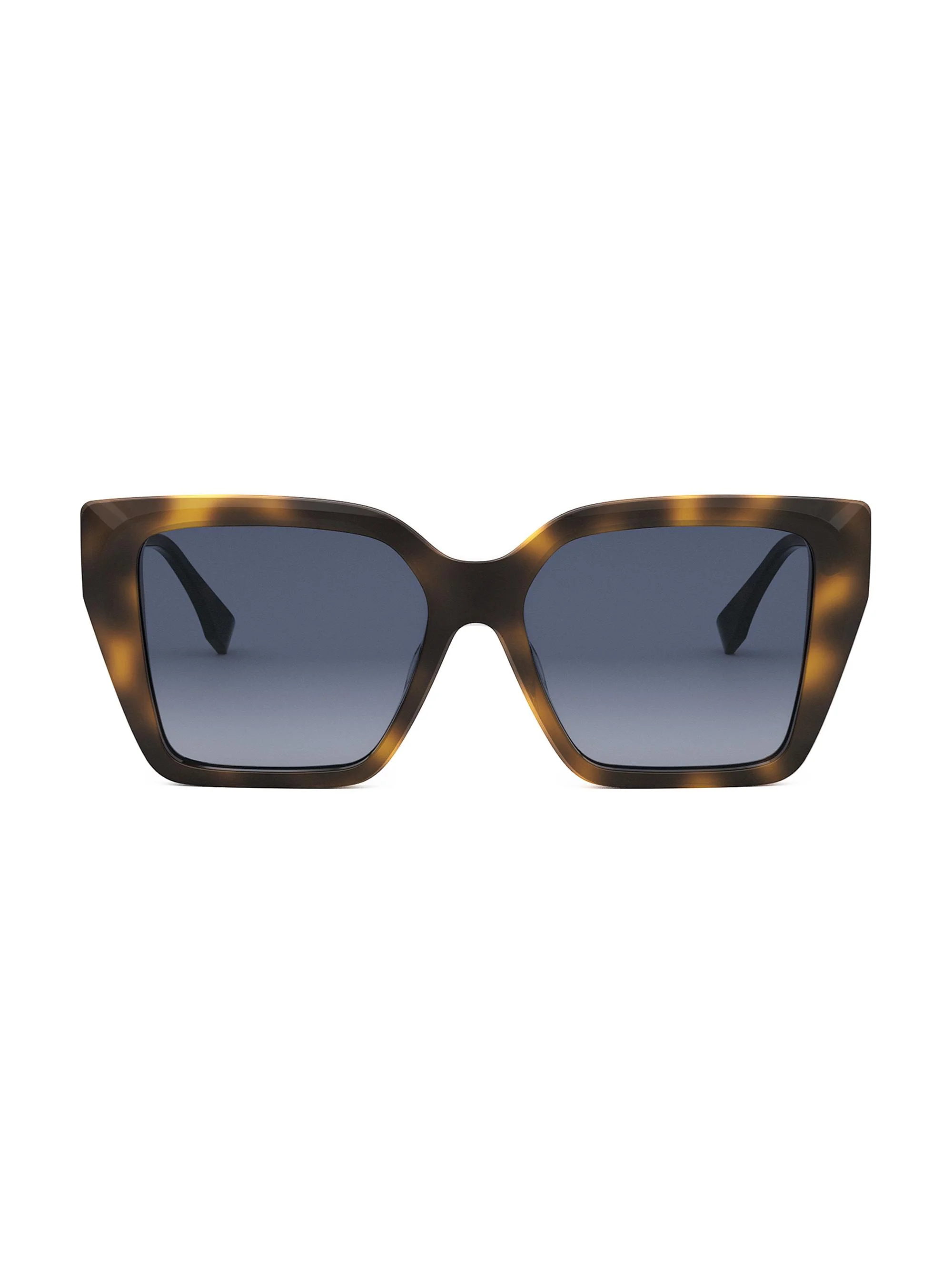 Women's Diamonds 54MM Butterfly Sunglasses - Dark Havana Blue - 1