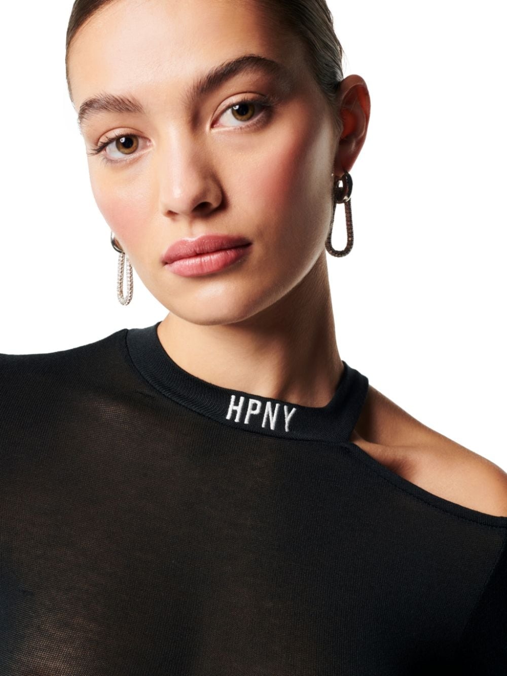 Hpny Emb Cut Shoulder Top - 5