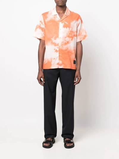 Paul Smith cloud-print short-sleeved shirt outlook