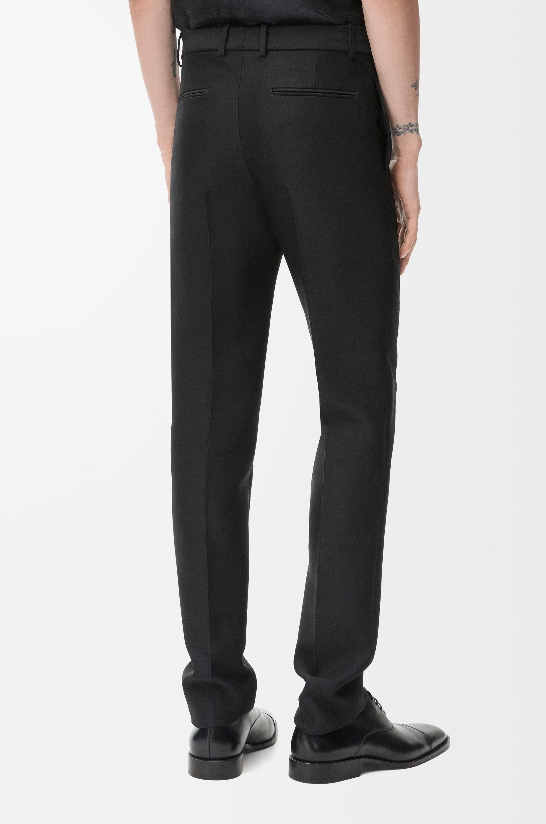 Trousers in wool and silk - 4