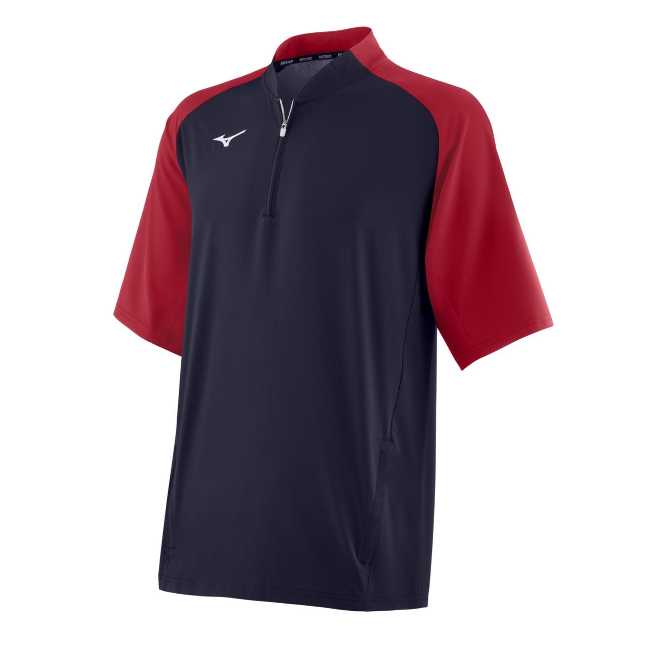 Mizuno Men's Short Sleeve Baseball Hitting Jacket - 1