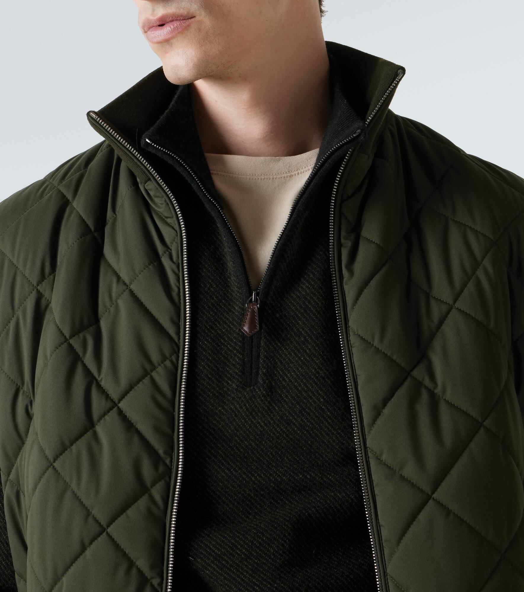 Roadster cashmere half-zip sweater - 6
