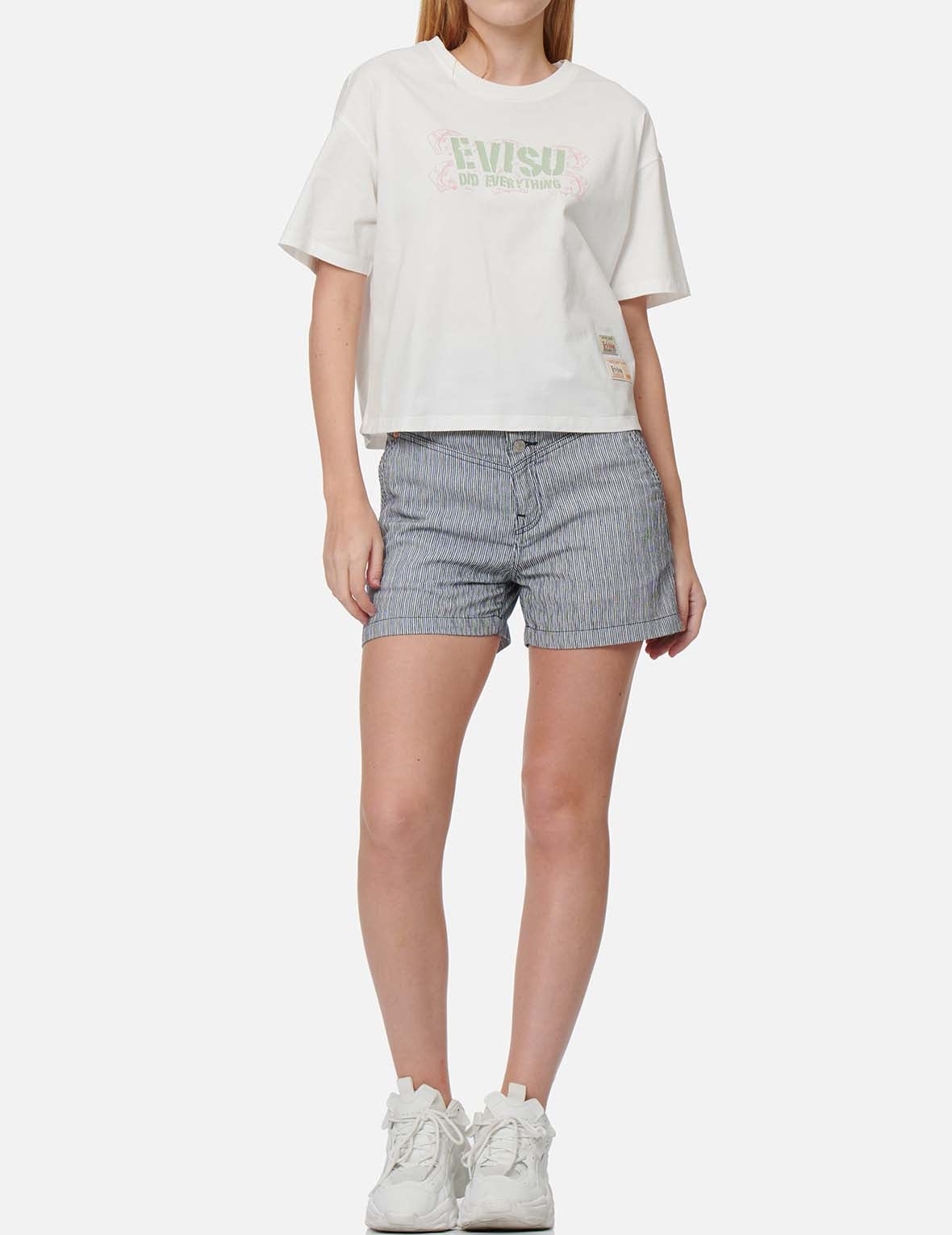 Kamon Print Paper Bag Dobby Shorts - 6