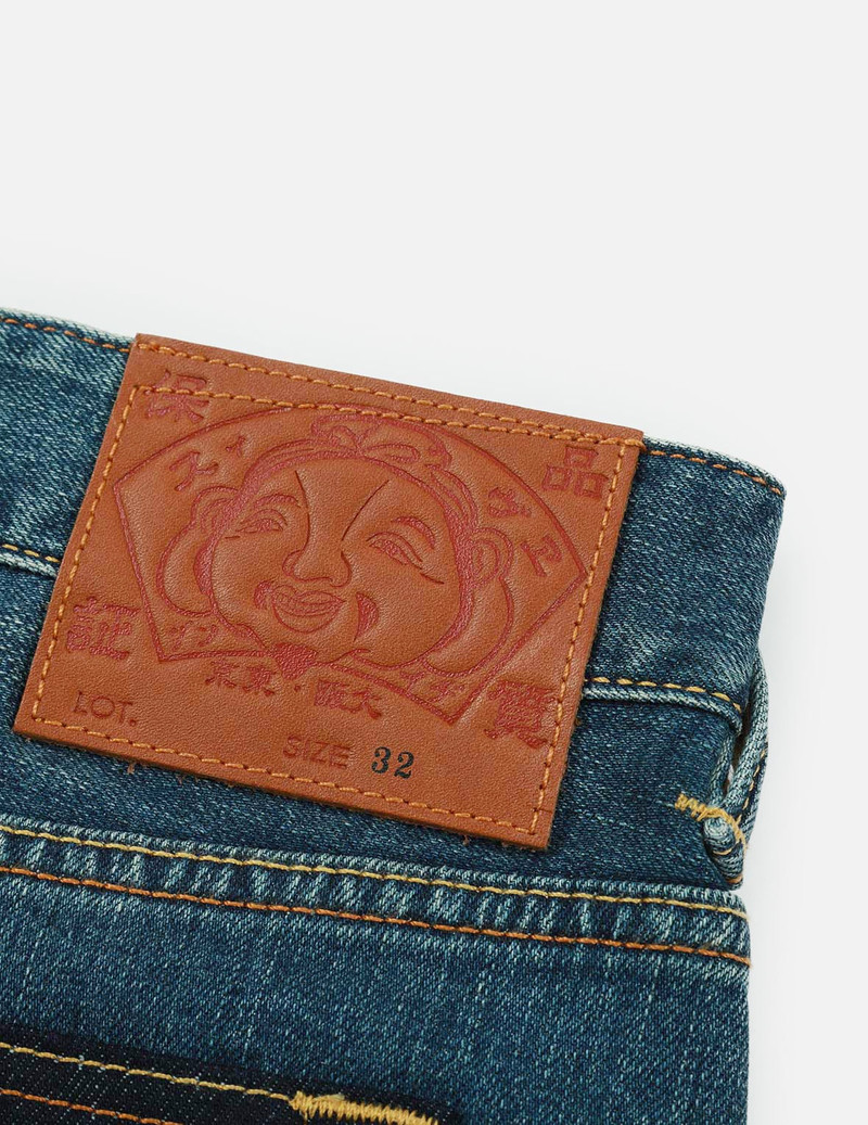 MULTI-POCKET WASHED DENIM JOGGERS 14