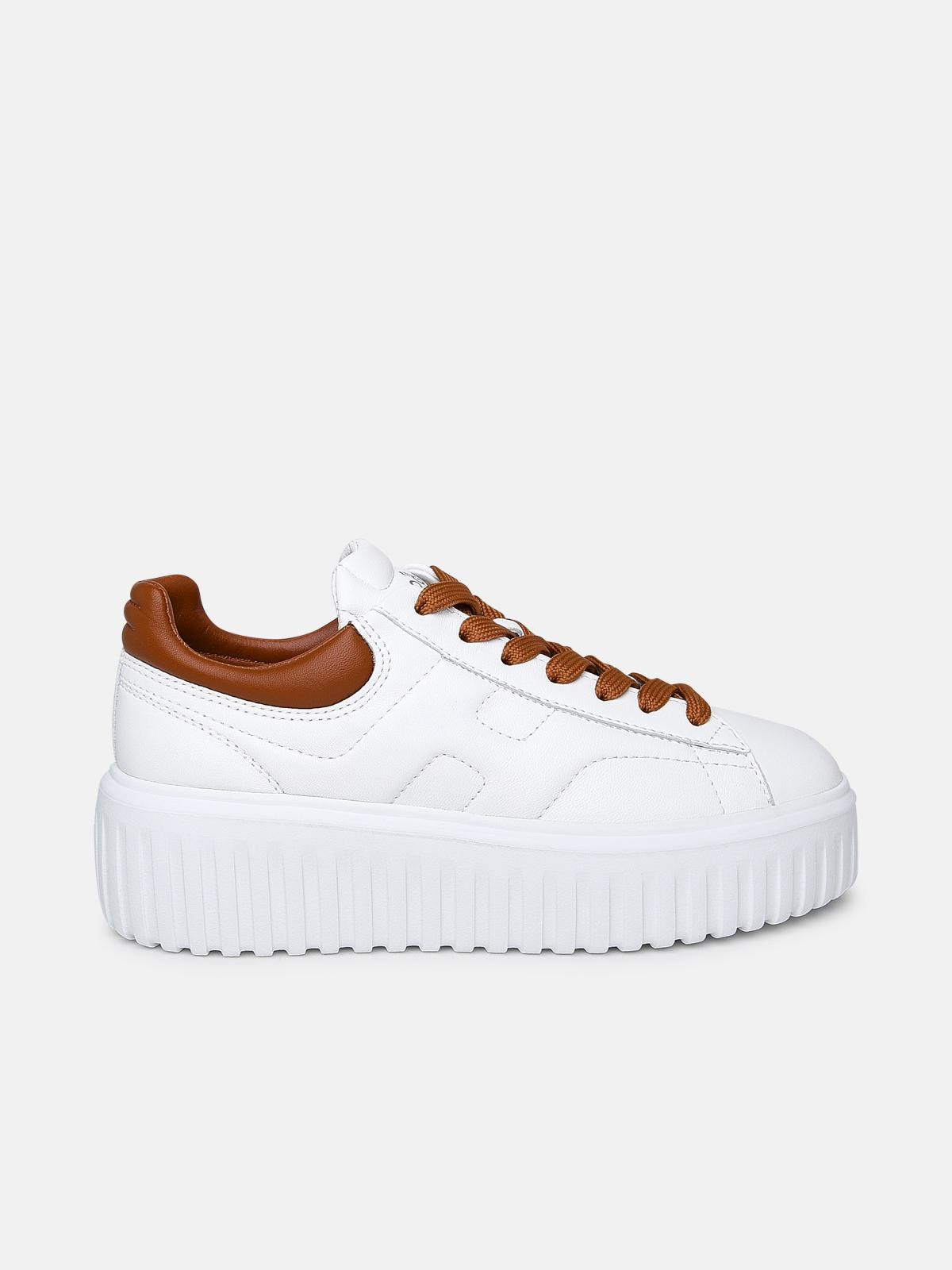 White leather sneakers - 1