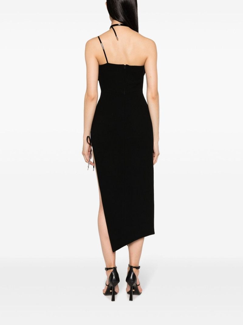 floral-appliquÃ© crepe wool midi dress 4