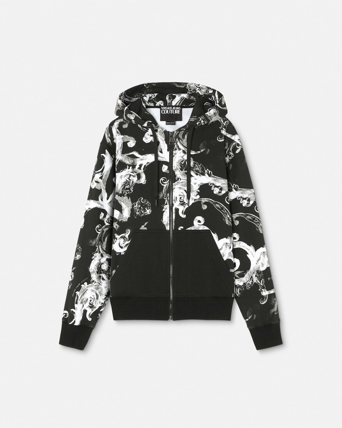 Watercolour Couture Zip Hoodie - 1