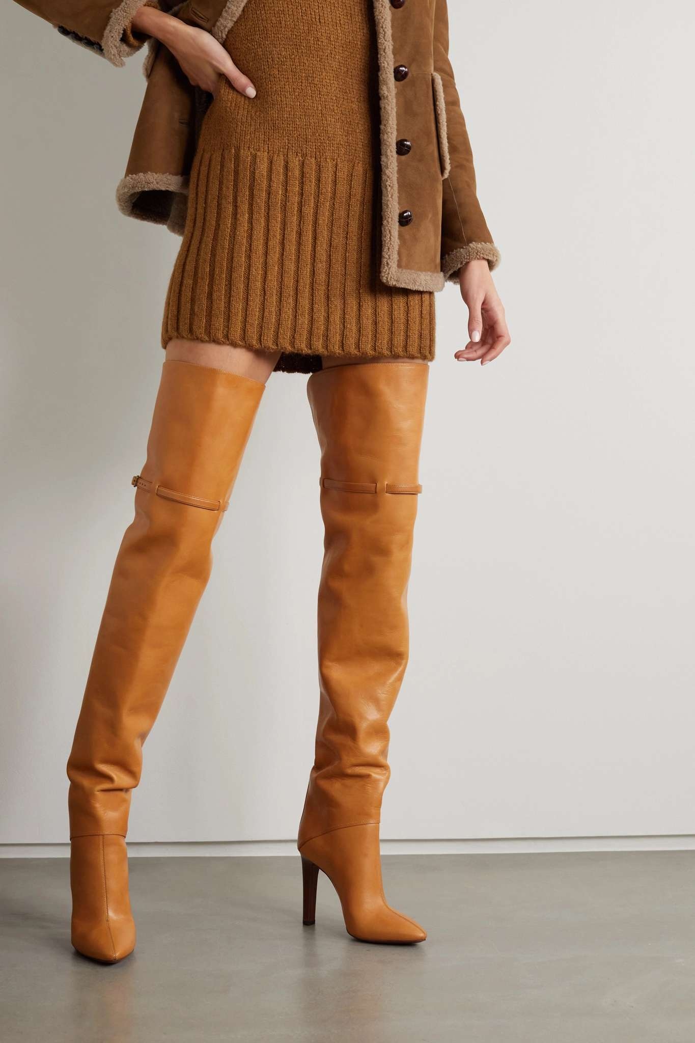 Jane leather other-the-knee boots - 2