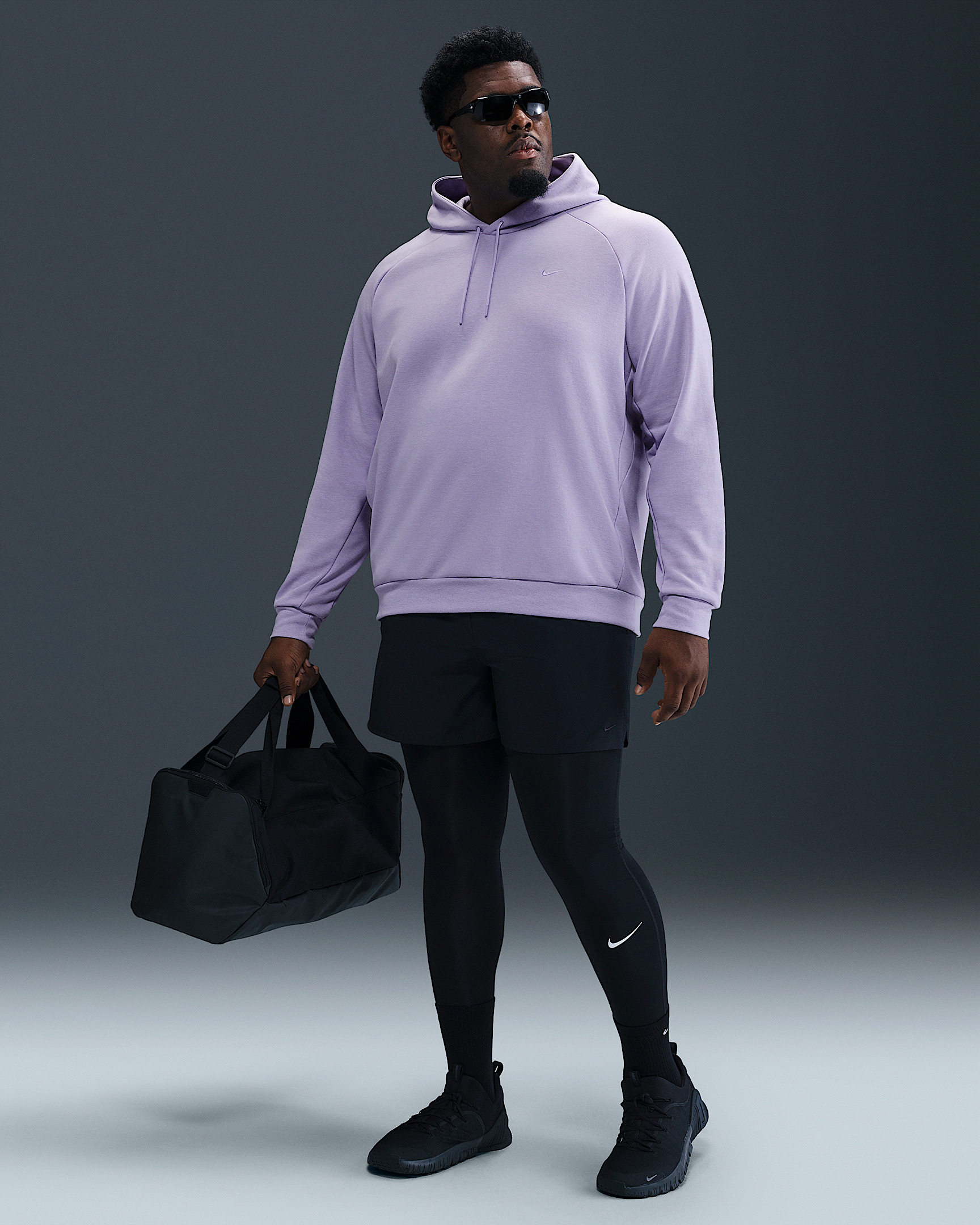 Nike Primary Fleece Men's Dri-FIT UV Pullover Performance Hoodie - 10
