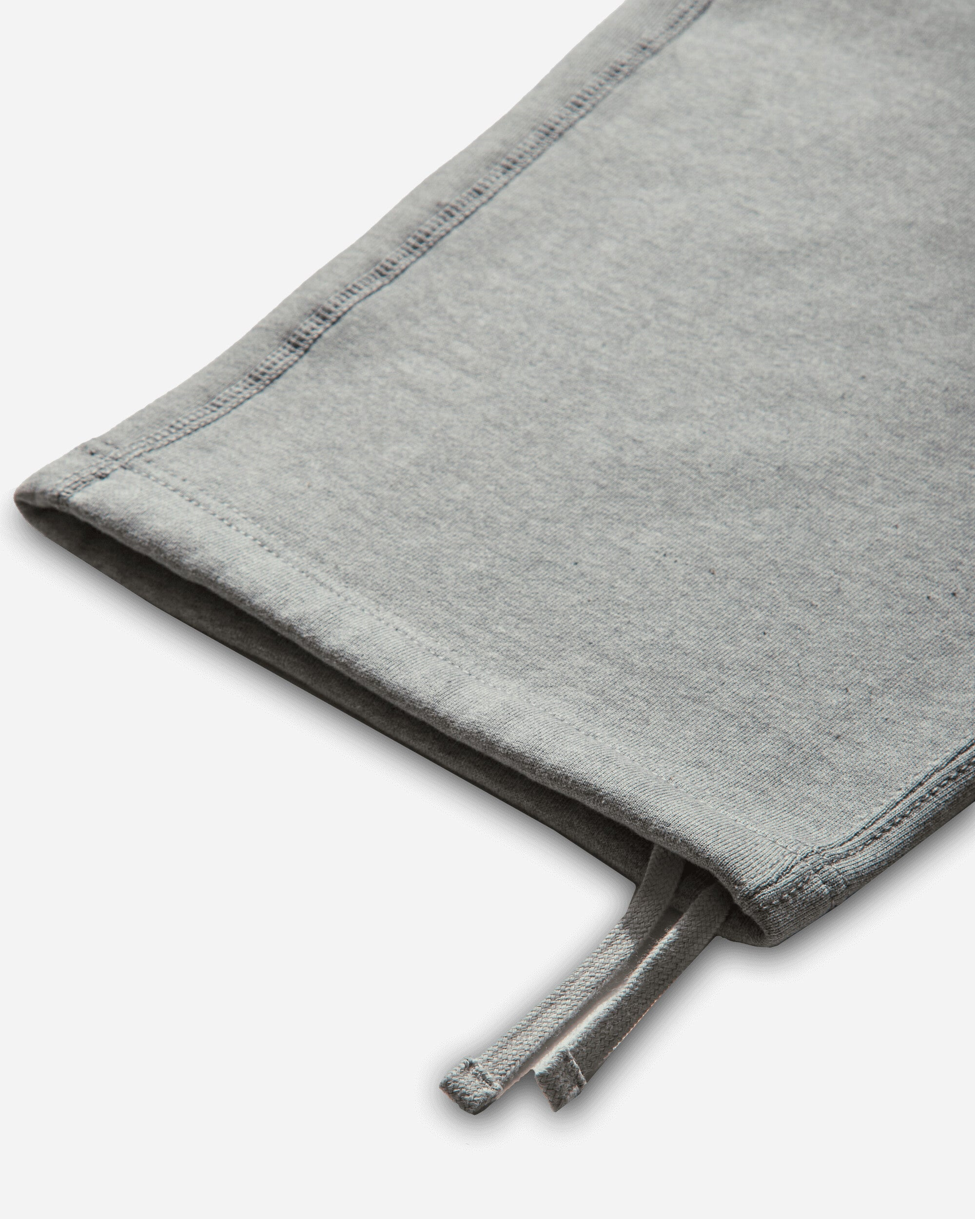 Men's Solo Swoosh Open Hem Fleece Sweatpants Dark Grey Heather - 4
