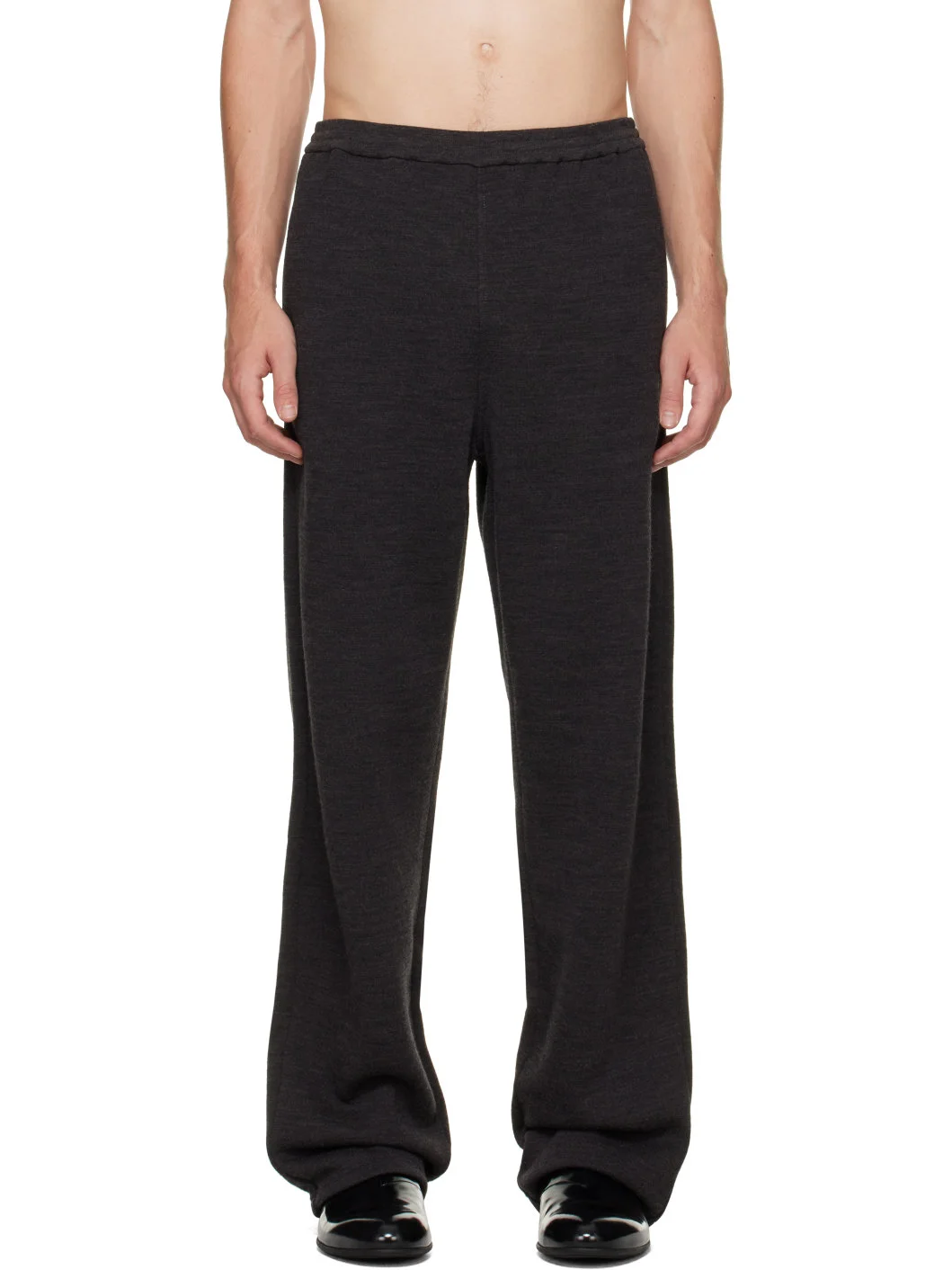 Black Fleece Trousers - 1
