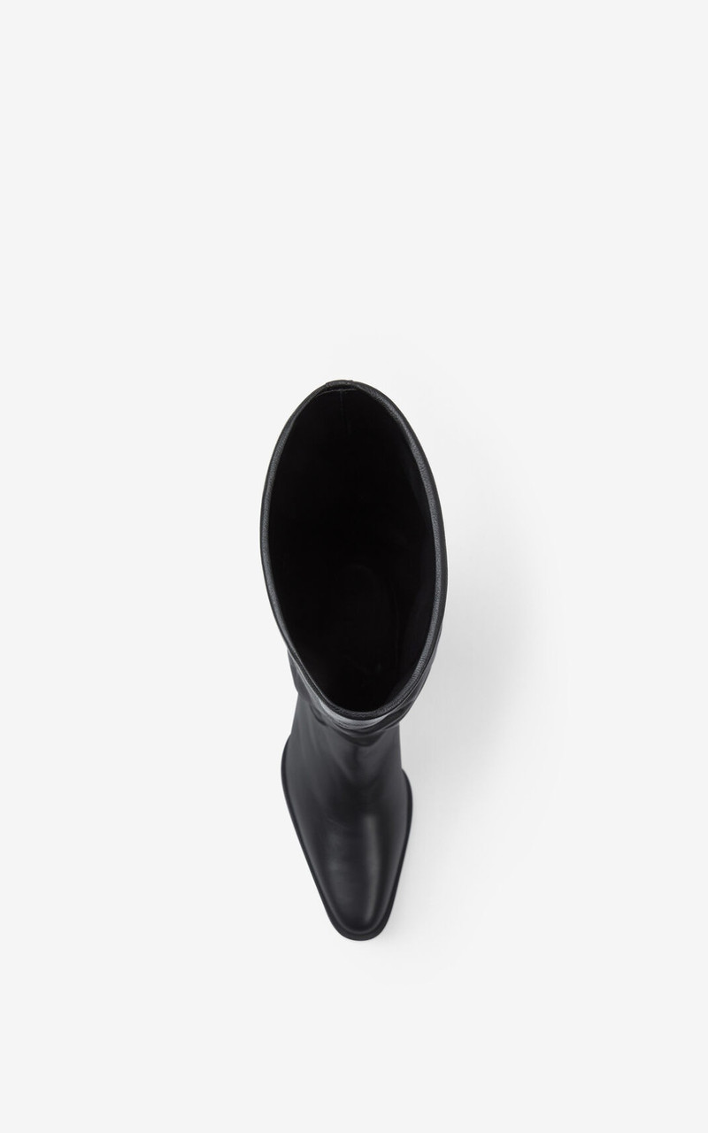 Billow high-heeled leather boots 4