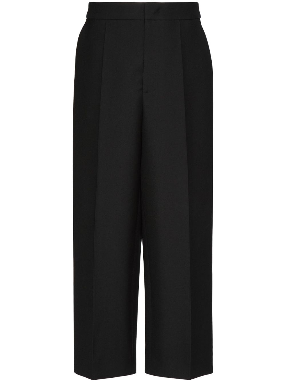 cropped wide-leg trousers - 1