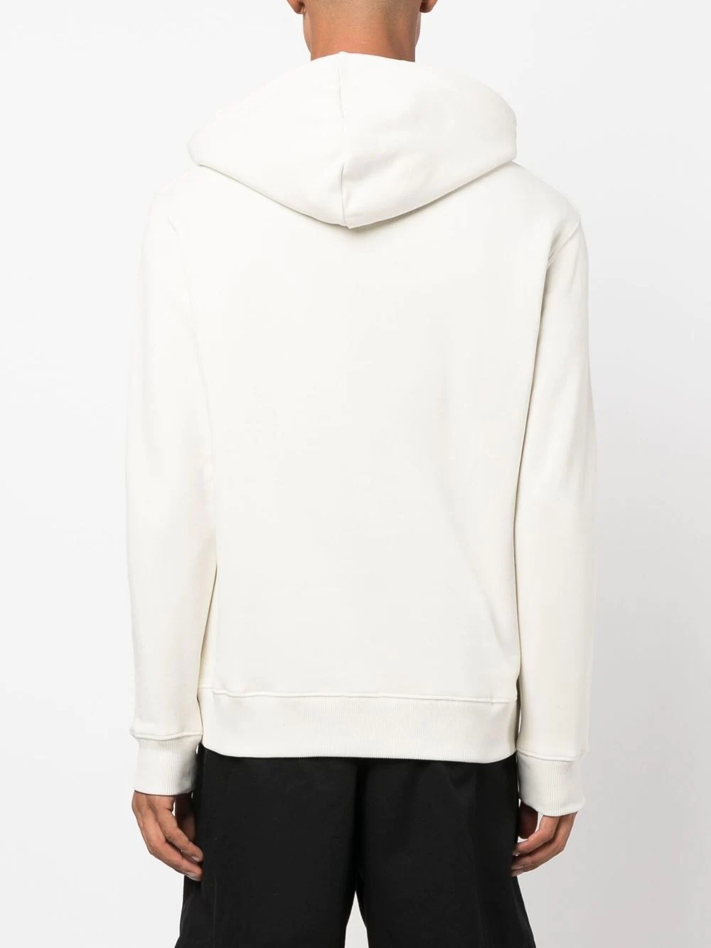 logo-print organic-cotton hoodie - 4