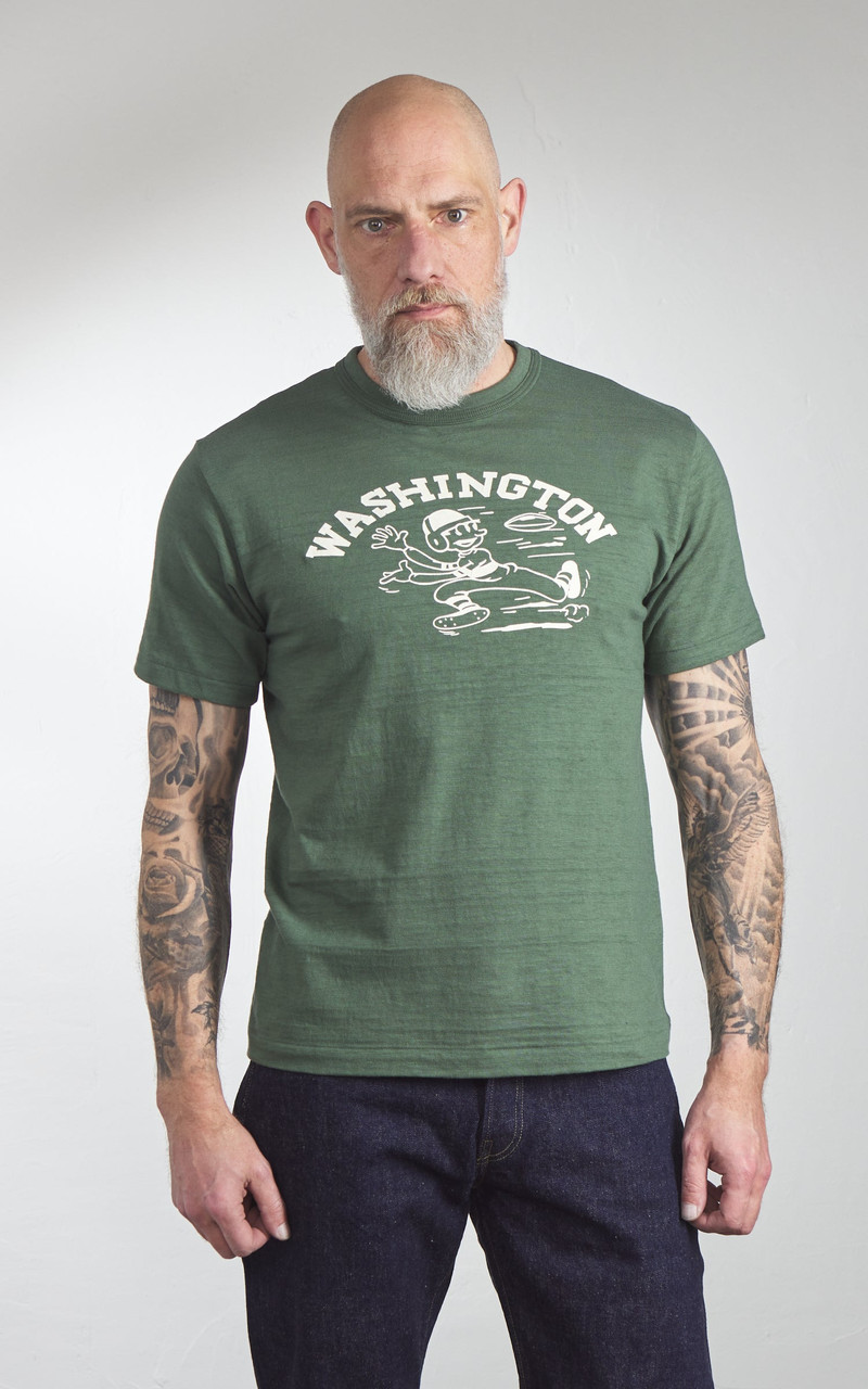 Warehouse & Co. WAREHOUSE & CO. LOT 4601 WASHINGTON T-SHIRT GREEN outlook