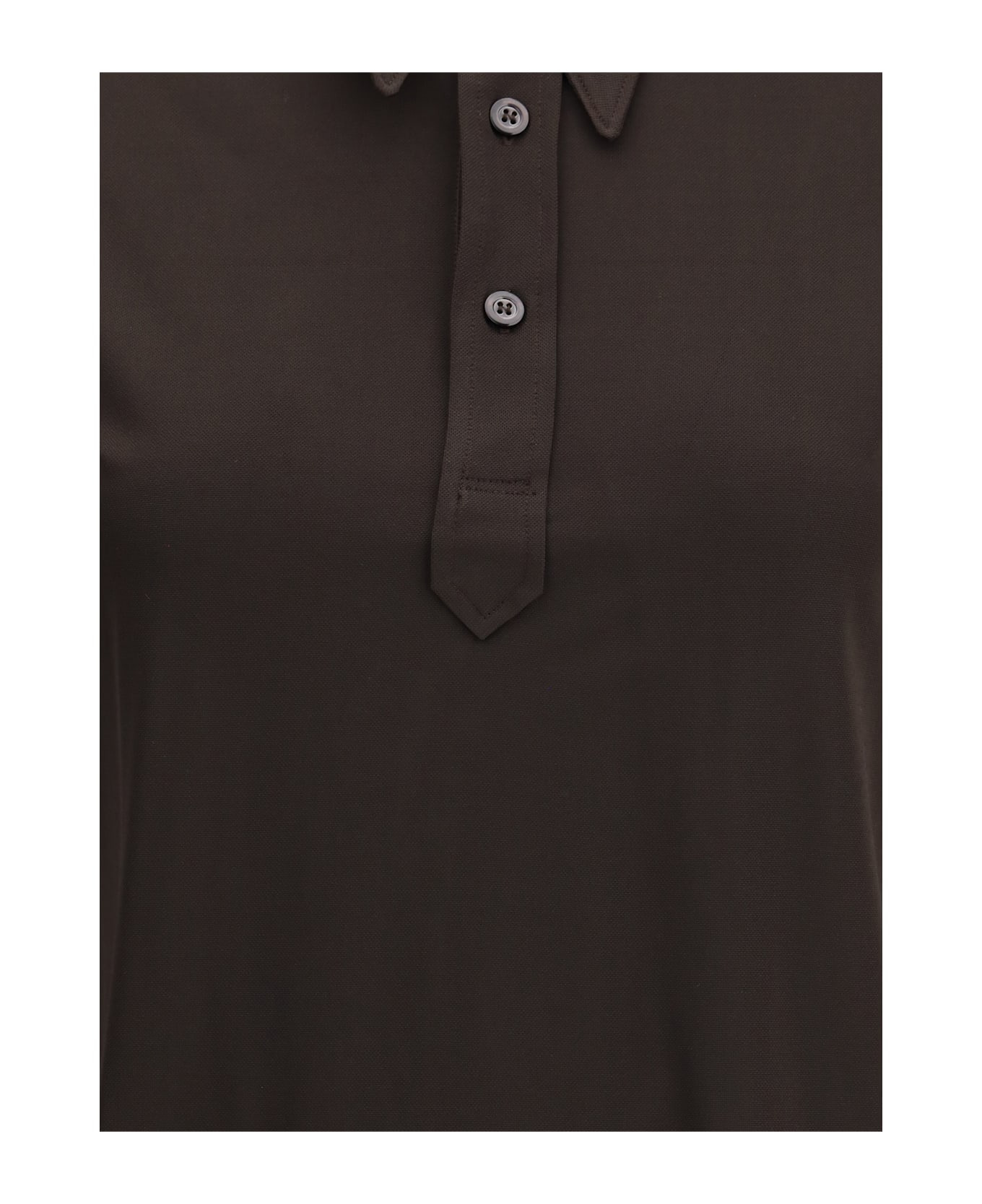 Semi-sheer Polo Shirt - 3