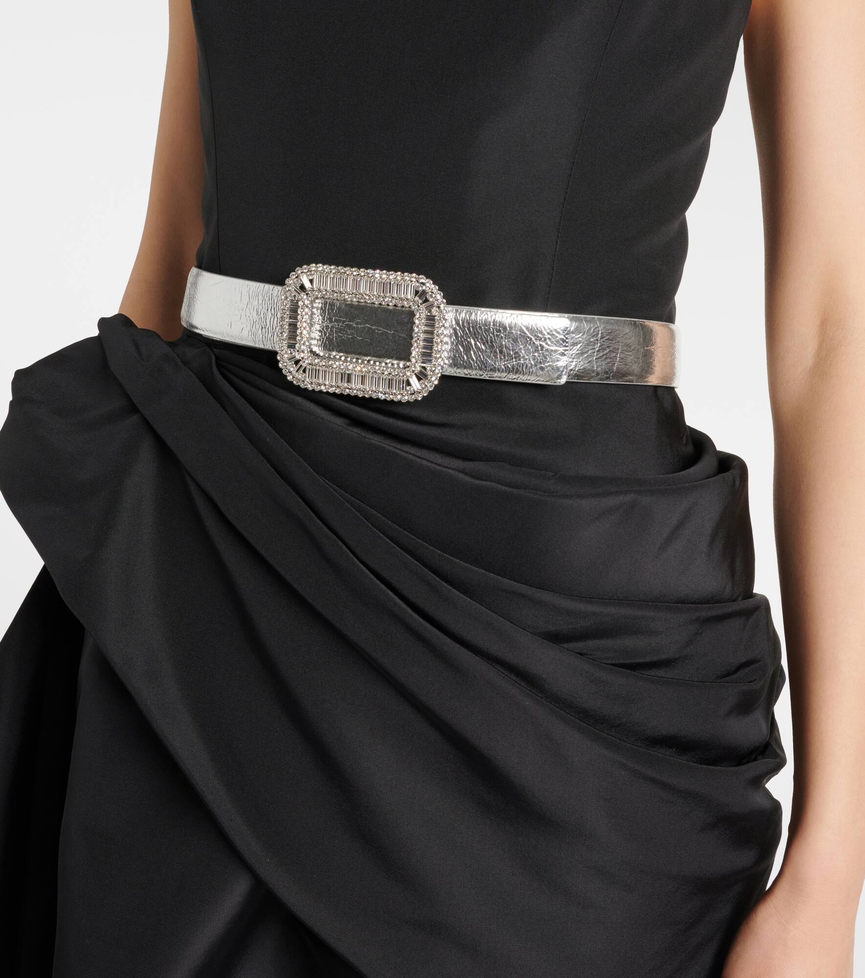 Pilgrim metallic leather belt - 2