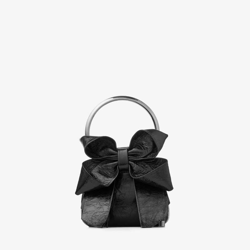 Micro Bon Bon
Black Vintage Metallic Leather Mini Bag 1