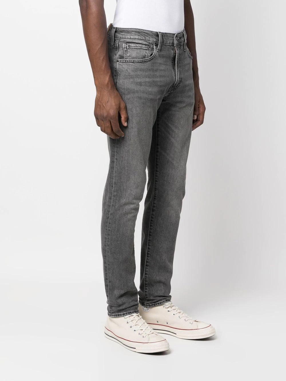 mid-rise slim-cut jeans - 3