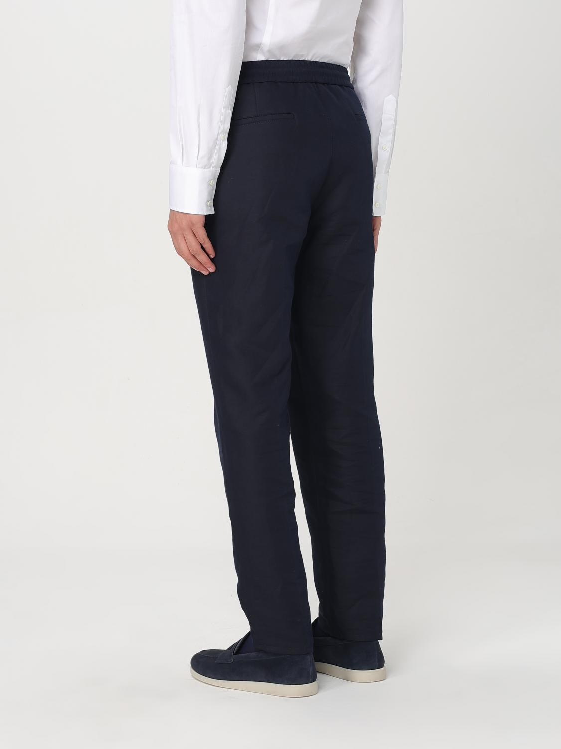 Brunello Cucinelli Men Linen Trousers - 3