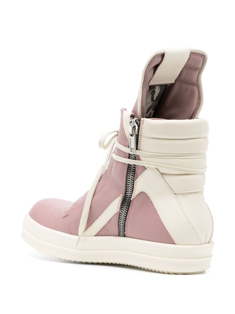 Geobasket high-top leather sneakers - 3