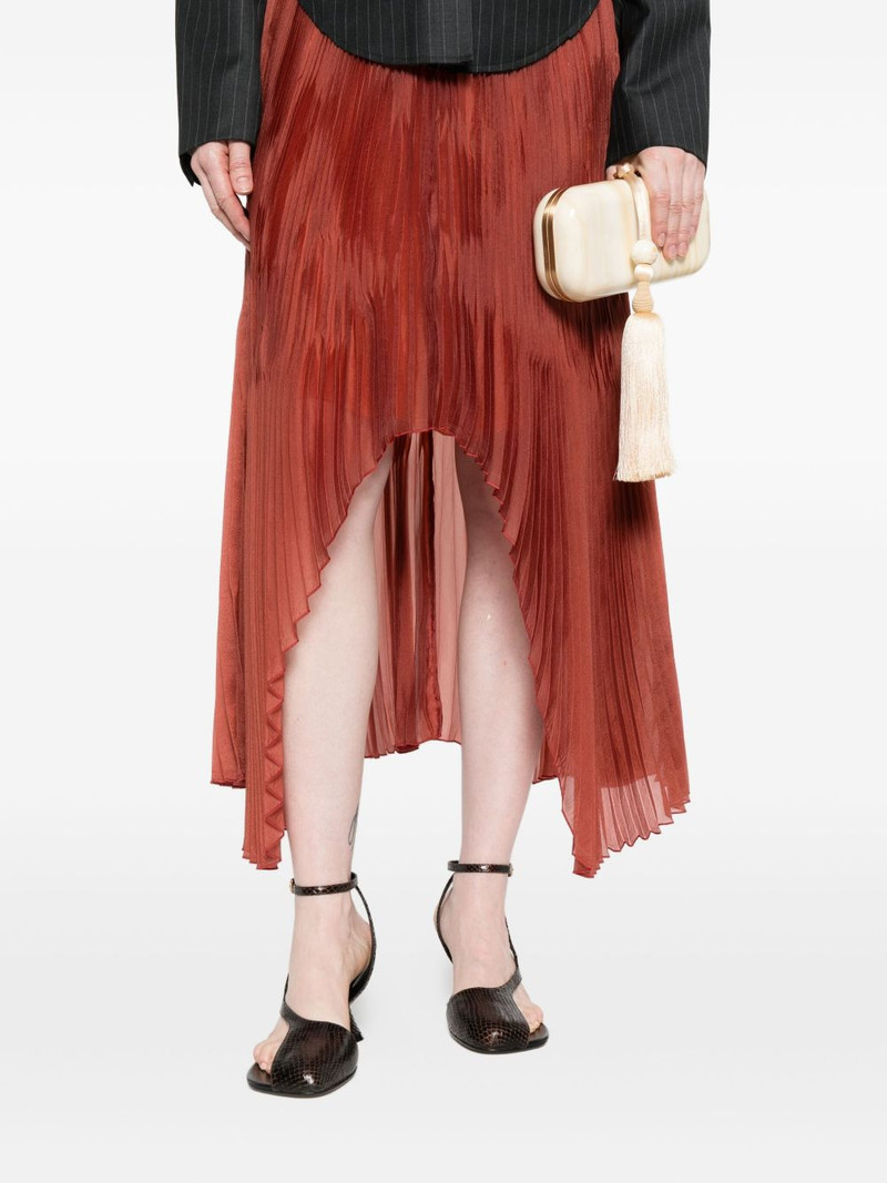 pleated asymmetric skirt 5