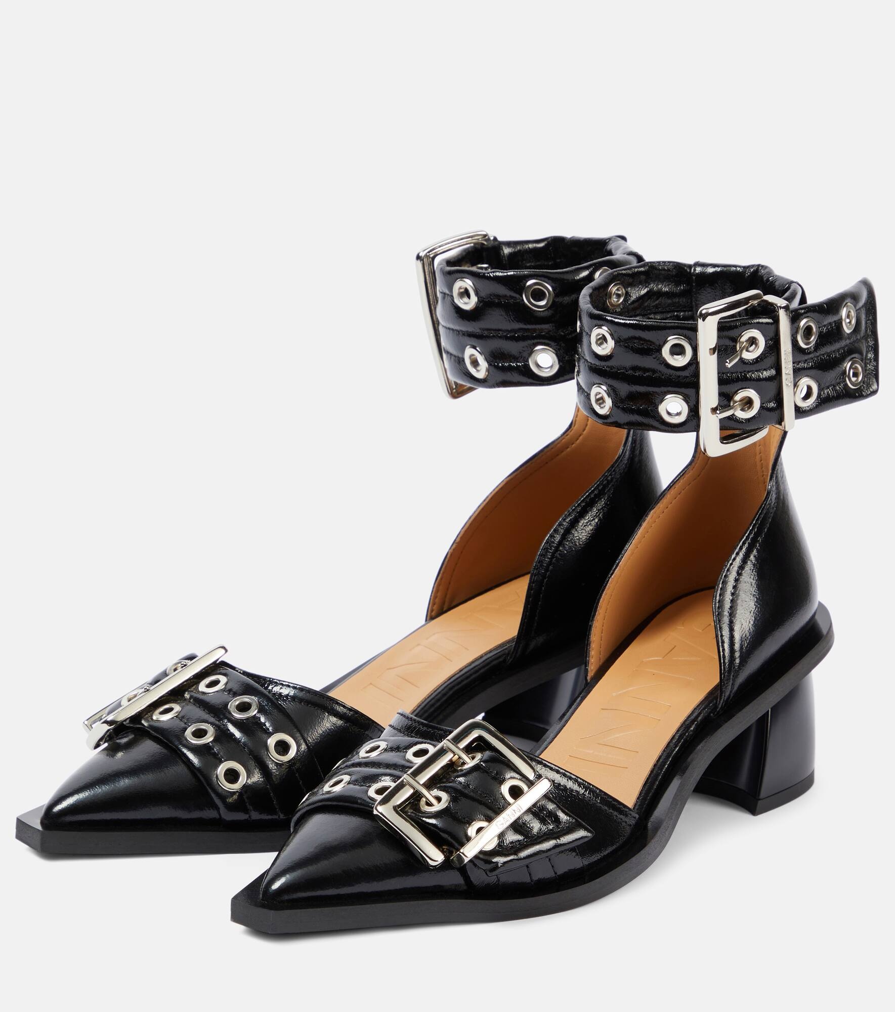Faux-leather pumps - 5