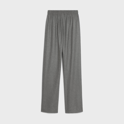 CELINE straight jogging pants in cashmere flannel outlook