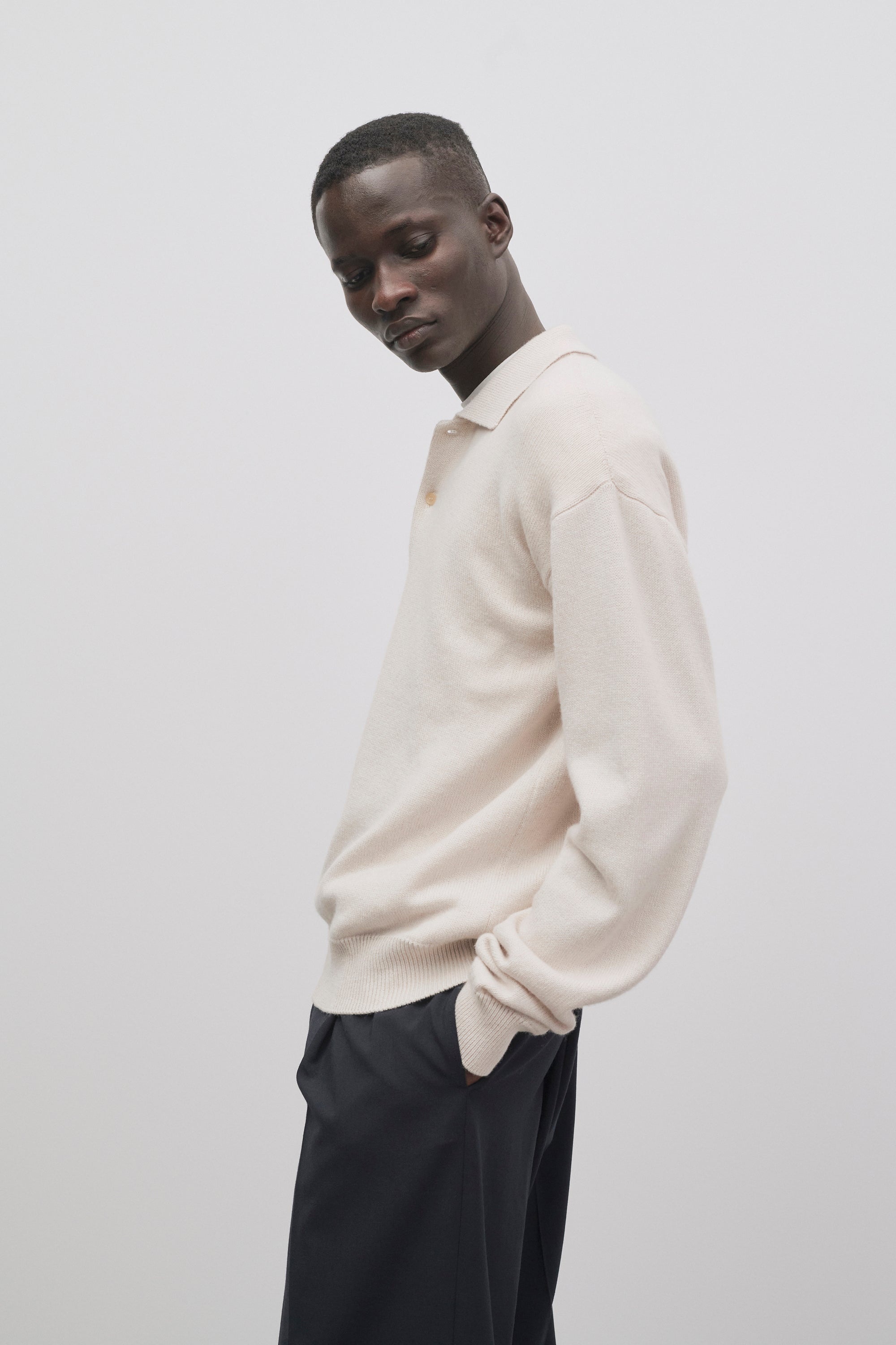 Joyce Top in Cotton and Cashmere - 4