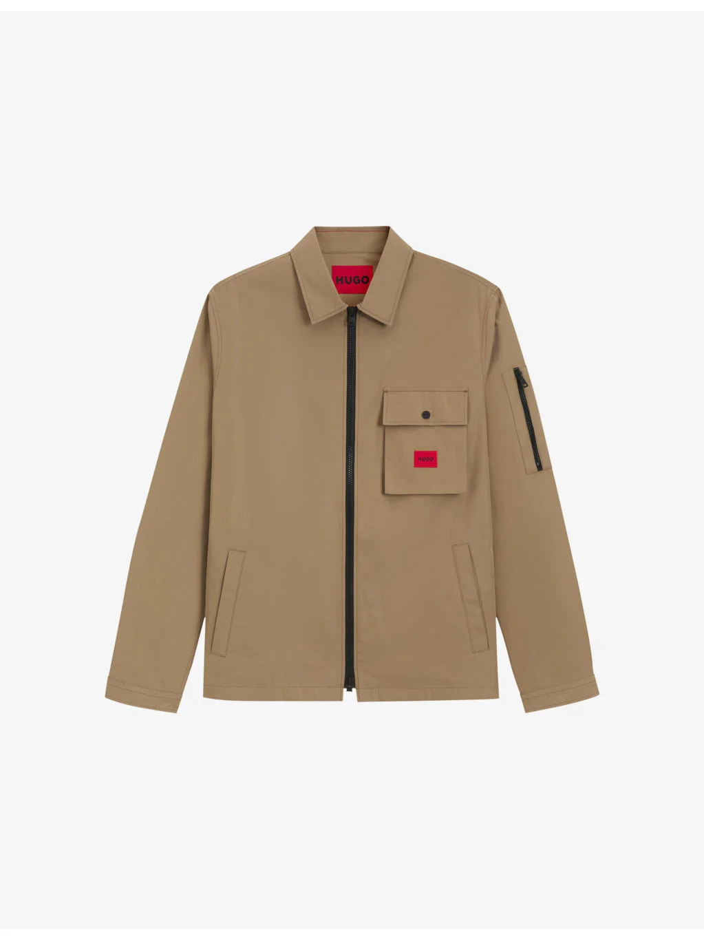 Emmond Logo-Patch Cotton Overshirt - 1