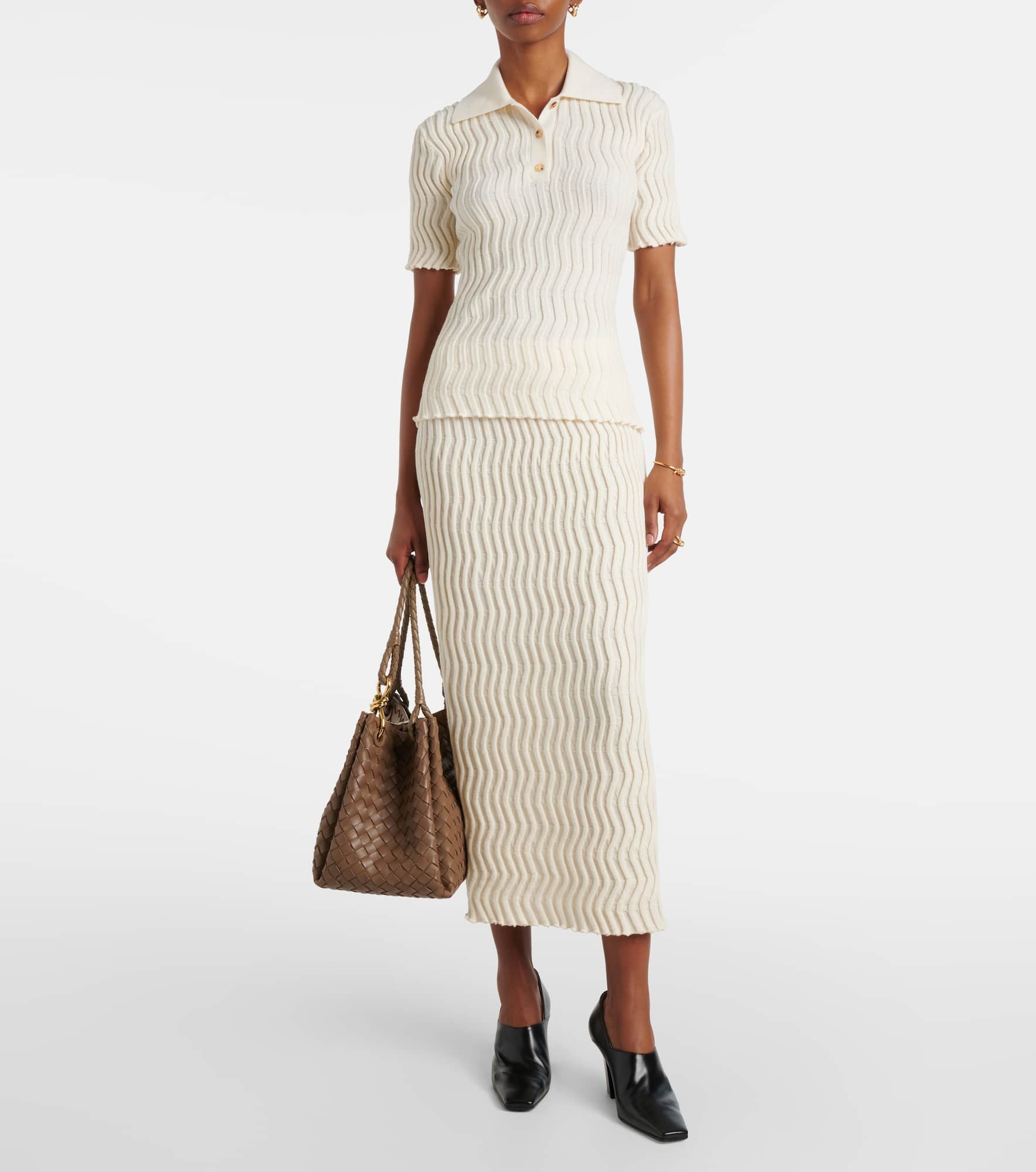 Wool midi skirt - 2