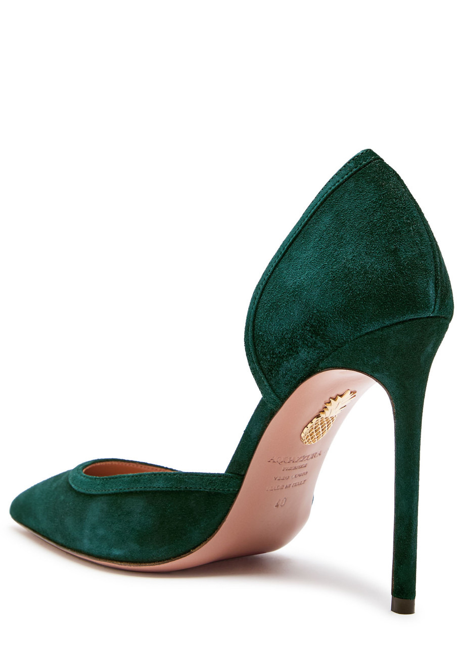 Aquazzura Soave 105 Suede Pumps - 2