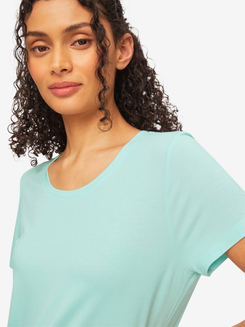 Women's T-Shirt Lara Micro Modal Stretch Mint - 3