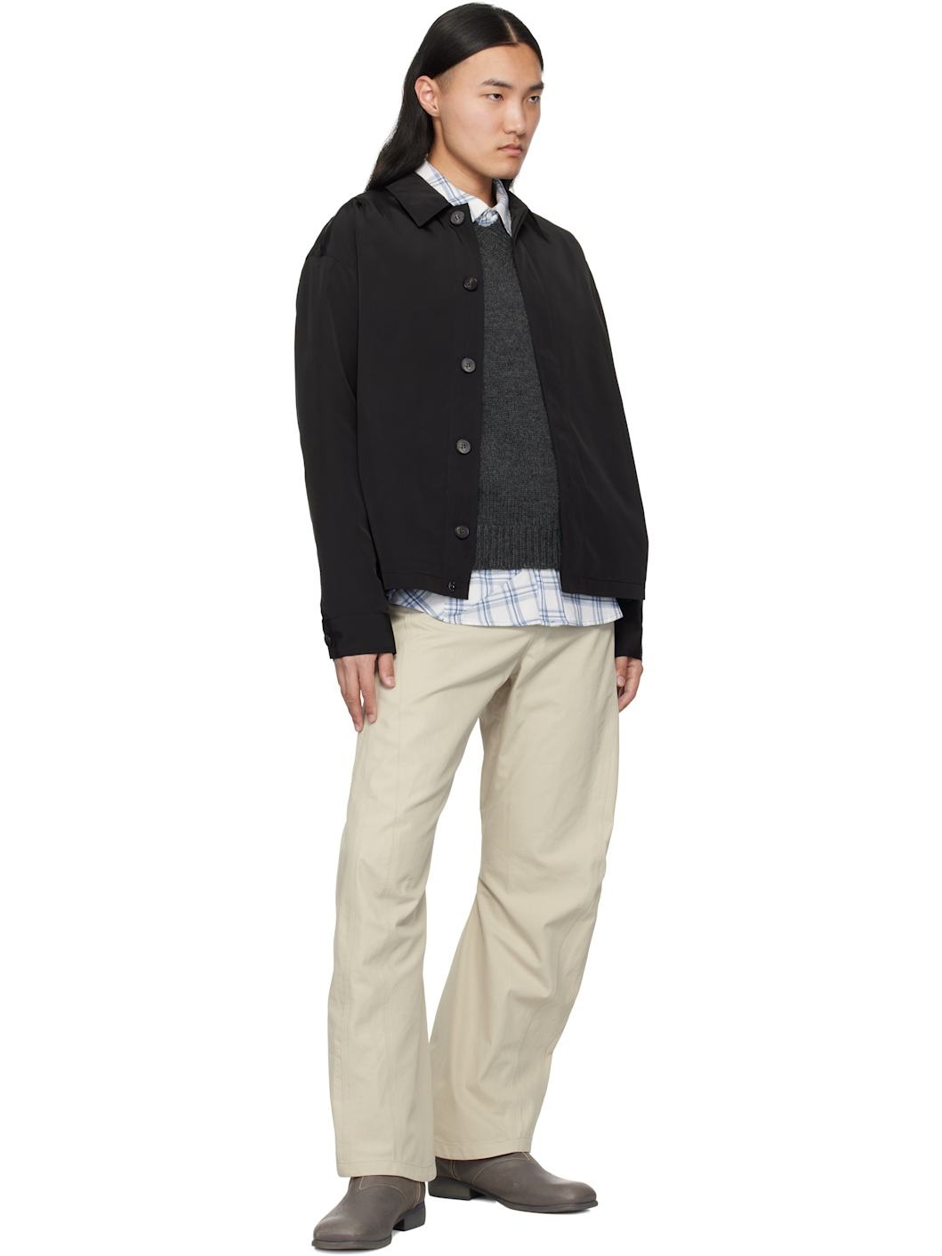 Black Work Jacket - 4