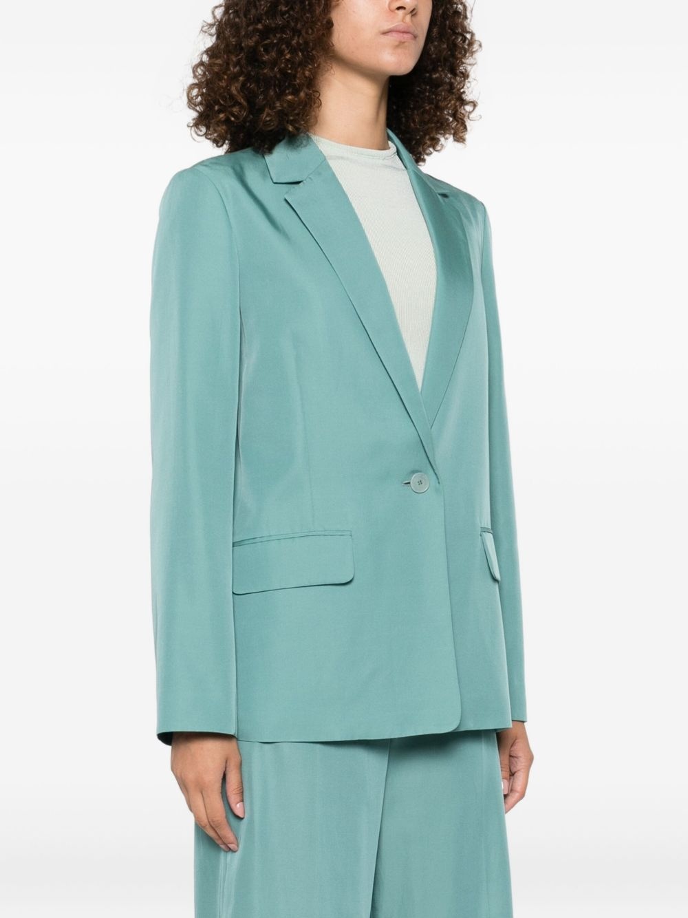 single-button blazer - 3